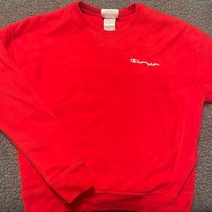 Red Champion Sweater